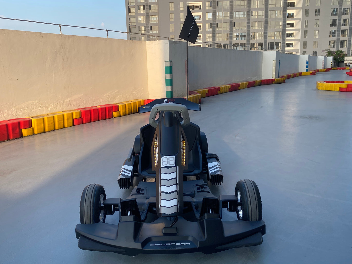 DeLorean Racing Go Kart