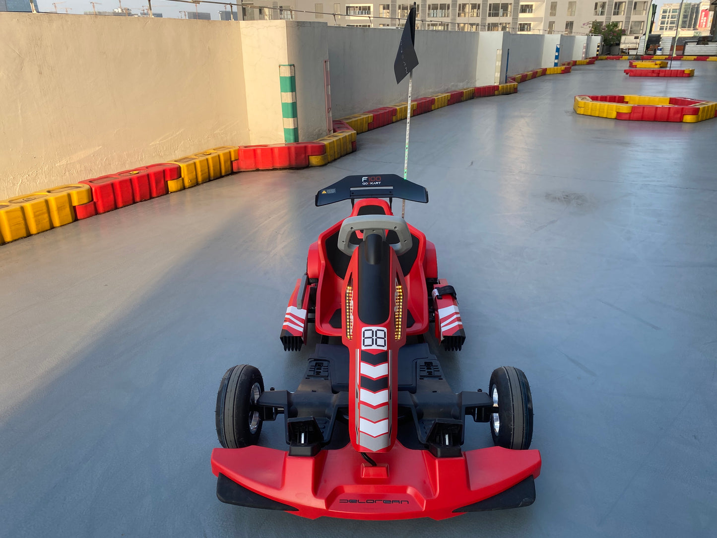 DeLorean Racing Go Kart