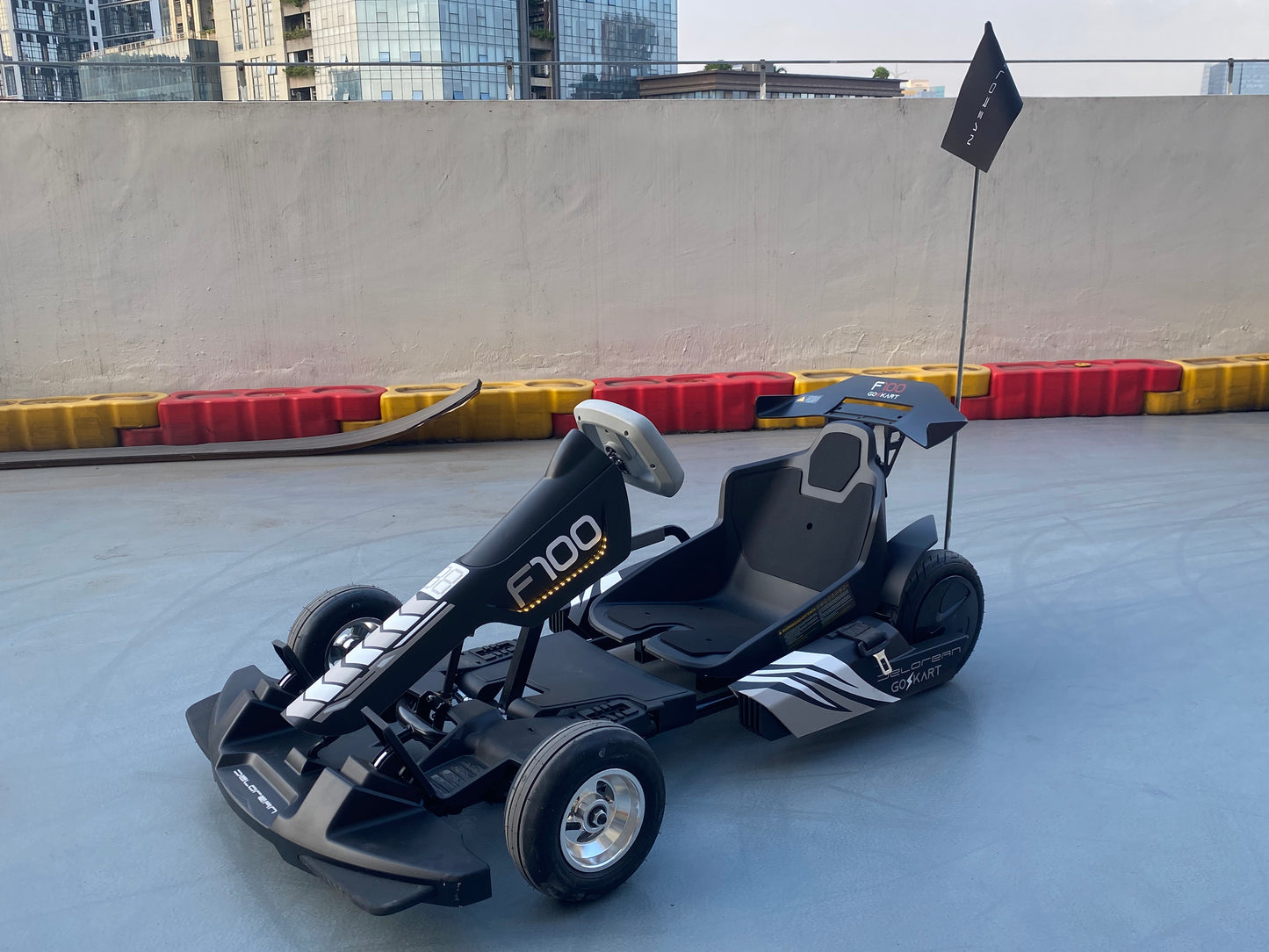 DeLorean Racing Go Kart