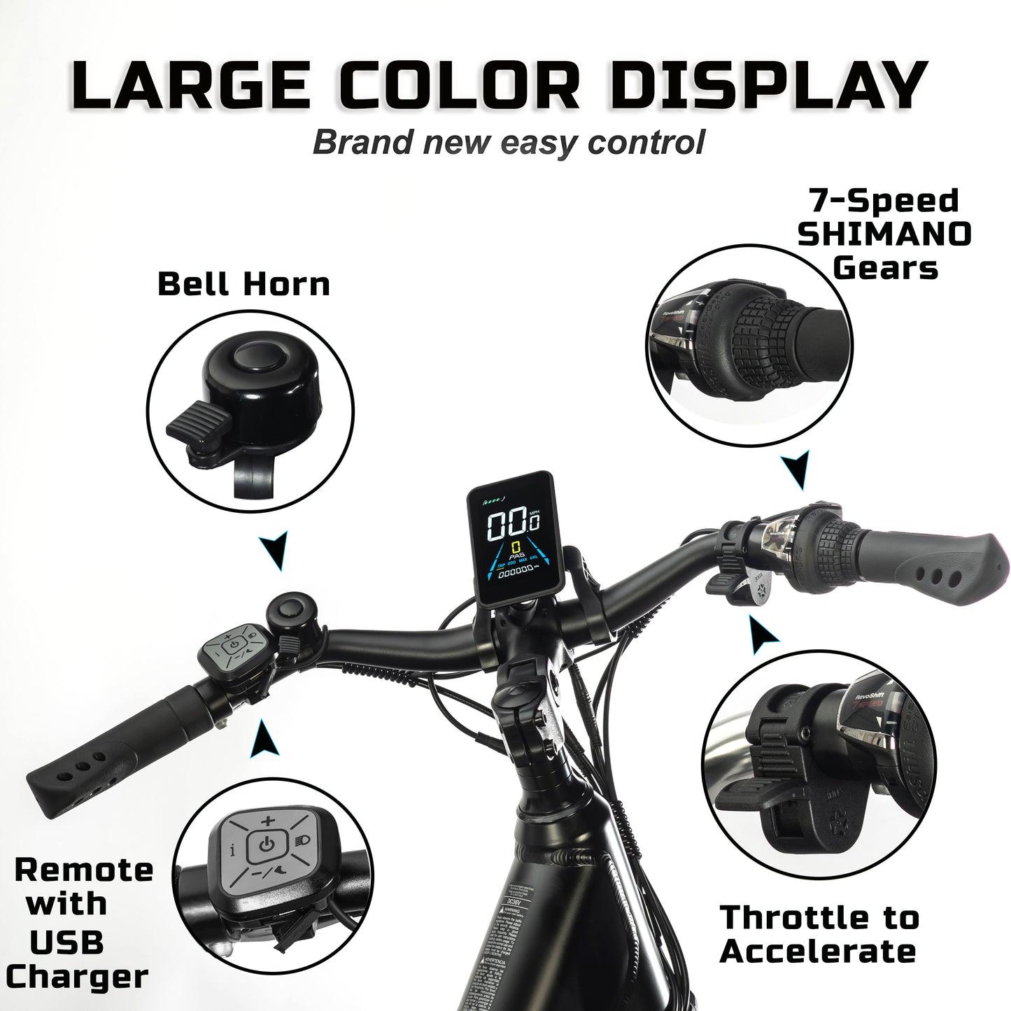 ROVER Trekking Mountain & City e-Bike