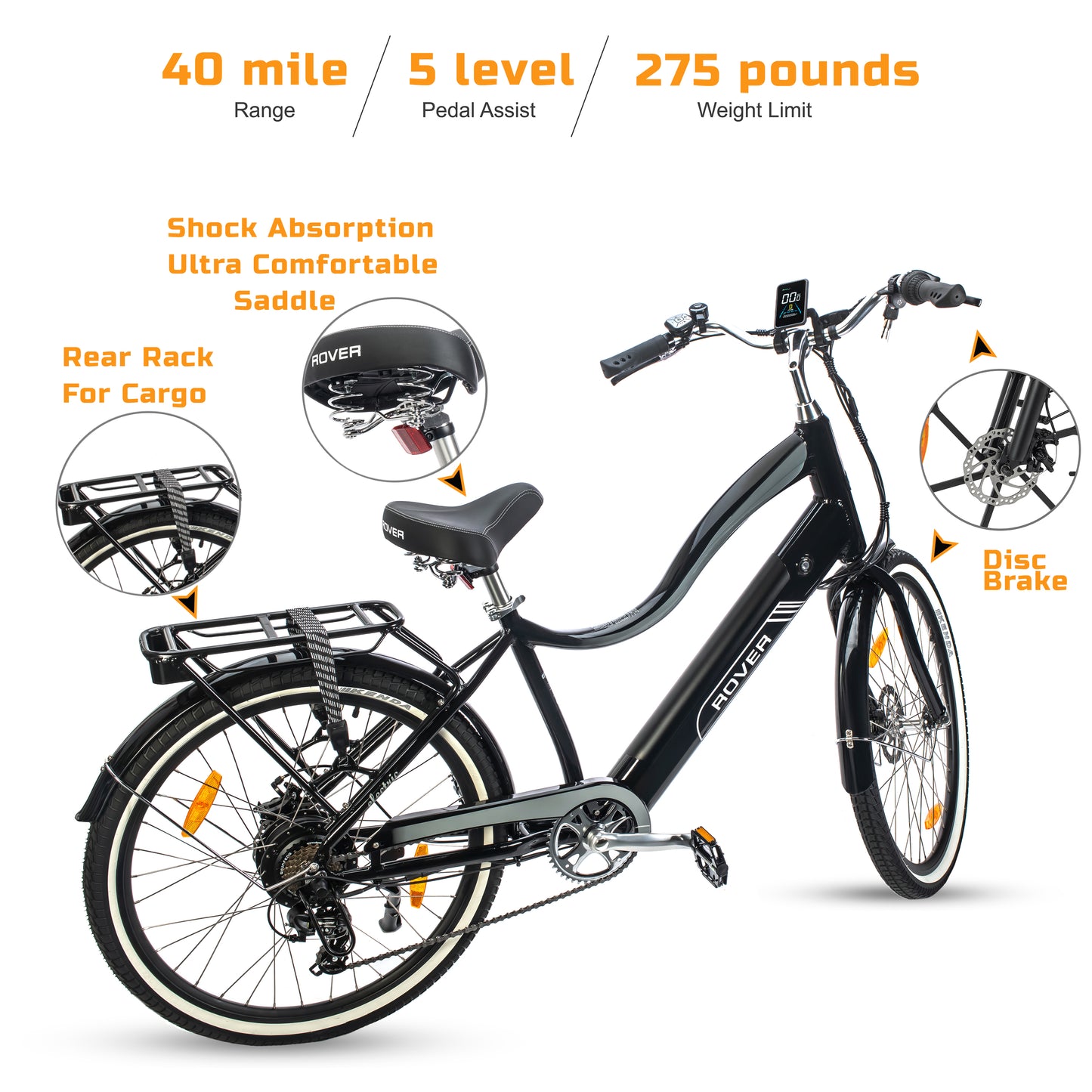 ROVER CRUISER City & Beach Cruiser