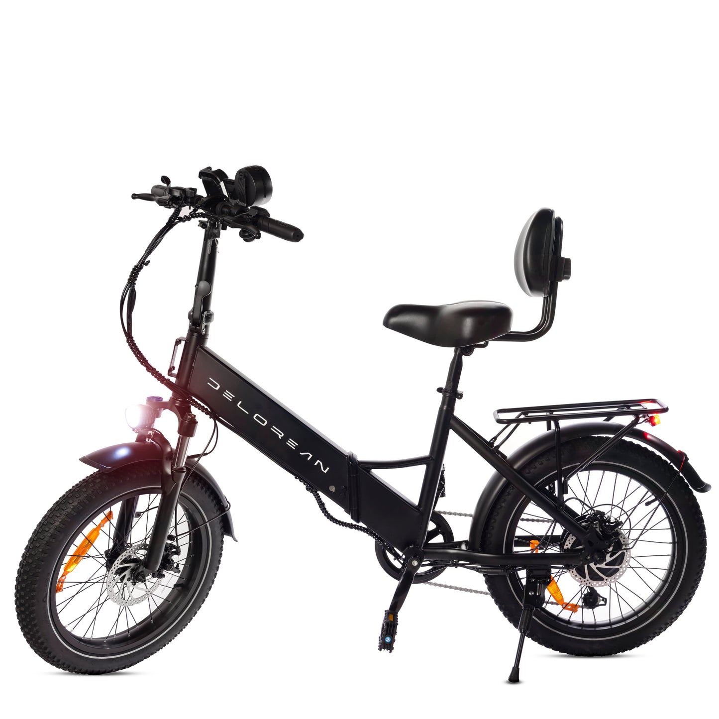 Delorean DM800-Sport Foldable Fat Tire E-Bike